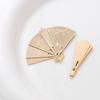 Mini faltbarer Ventilator Kupferblech Anhänger Klassischer aufklappbarer Phönix Ventilator Charms für DIY Ohrringe Anhänger Schmuckherstellung Zubehör
