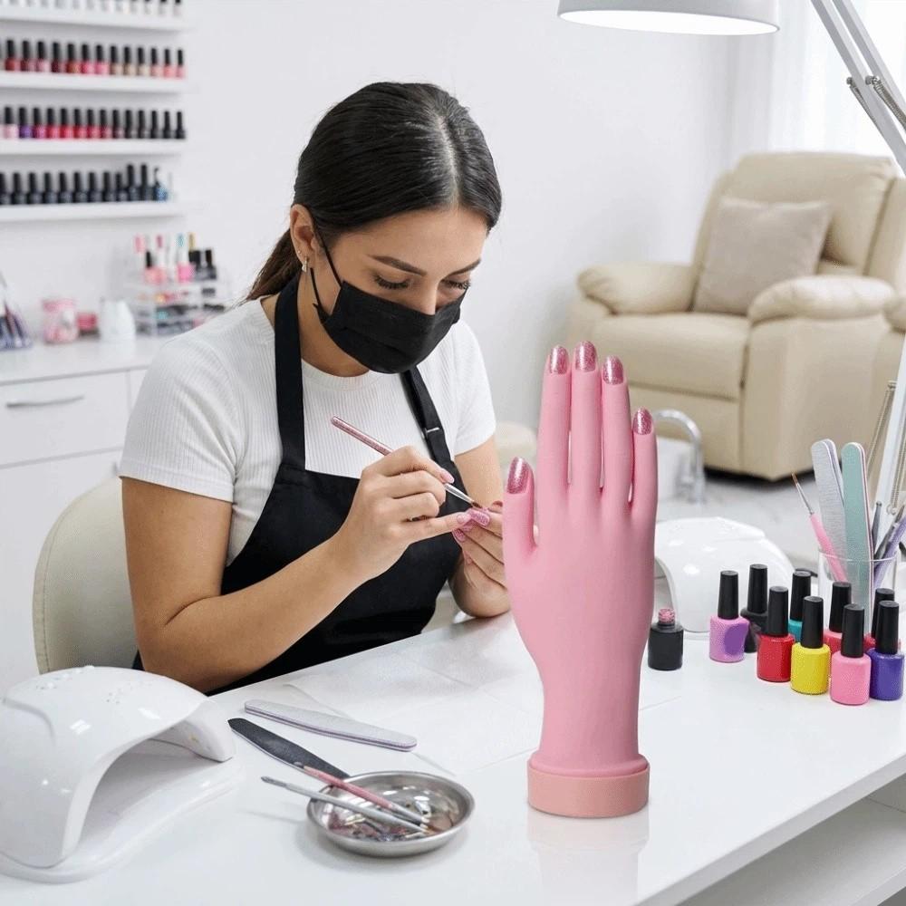 Multi-joint Nail Practice Hand Flexible Bendable Hand Model Durable Fake Hand  Manicure Training