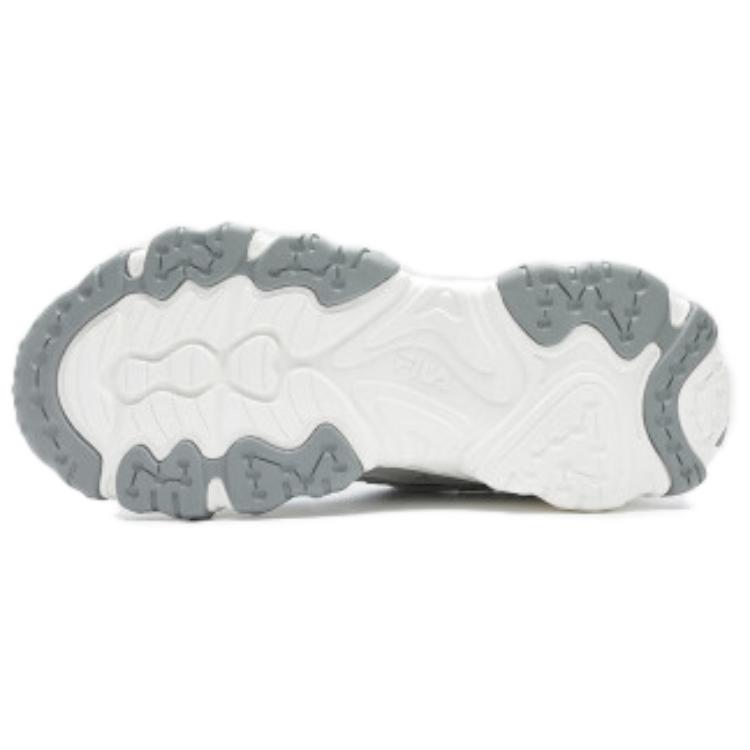FILA Fluid 5 Cat Paw Shoes 5th Generation Comfortable Versatile Durable Increased Height Low Top Casual Shoes Men sneaker Gray White F12M422103FNN