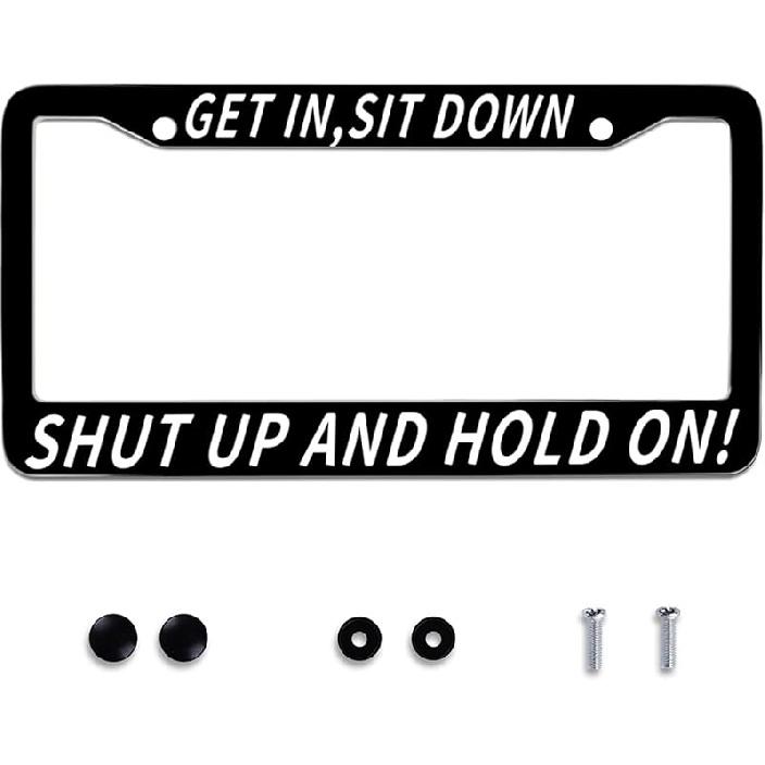 Boricua Puerto Rico Flag Frog Personalise License Plate Frames n License Plate Frame Car Universal Accessories Stainless Steel Cars Decor Fits