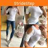 Elegant Women Short Sleeve Off Shoulder Lace Splice Blouse Perfect For Every Occasion