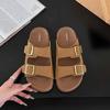 Soft Leather Version~ Boken Sandals Women's New Summer Wear In 2025, Non-slip and Versatile Casual Breathable Beach Slippers