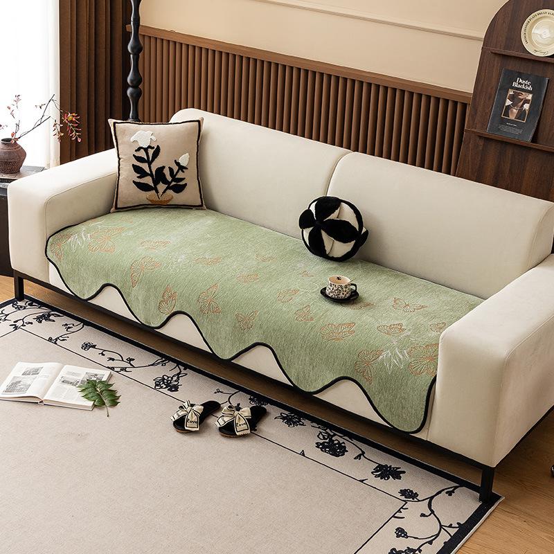 

Light Luxury Special-Shaped Sofa Cushion Butterfly Universal Butterfly Chenille Non-Slip Seat Cushion Sofa Towel Simple Cushion 90*90cm