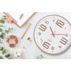 Wall Clock 12" Silent Quartz Decorative Latest Wall Clock Non-Ticking Classic Clock Battery Operated Round Easy To Read For Room/Home