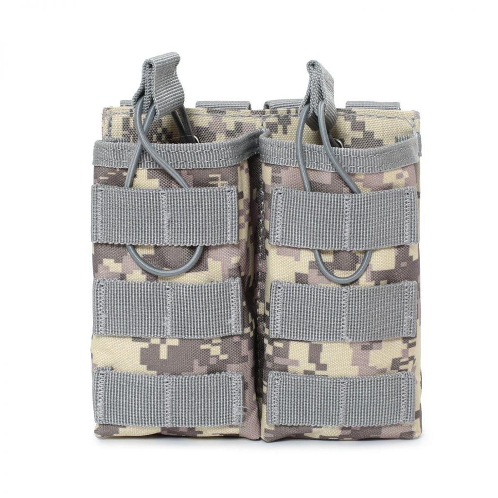 Tactical M4 MOLLE Magazine Pouch: Multifunctional Crossbody Bag with Power Bank Sleeve for Outdoor Sports Enthusiasts.