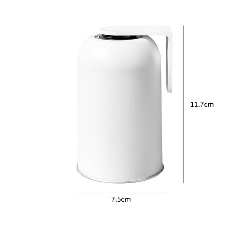

Magnetic Mouthwash Cup 304 Stainless Steel Tooth Brushing Cups Wall Mounted No Punching Household Water Cup Large Capacity белый