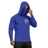 Men's Summer Hawaiian Print Quick Dry Long Sleeve T Shirt Ice Silk UPF50 Plus UV Protection Fitness Sports Hoodie Sun Protection Top