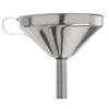 Kitchen Steel Funnel with Strainer for Bottles, Carboys, Wine, Juice