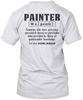 Painter  Made In the USA Size S To 5XL White Tshirt Unisex T-Shirt
