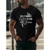 European size [Silly Rabbit Men's T-Shirt] Silly Rabbit Easter Is for Jesus Men's Summer Short-Sleeved T-Shirts - Printed Casual Round Neck Tops