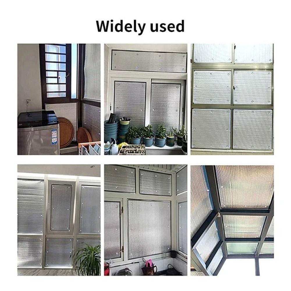 Reflective Sun Shade Film Multi-size Sun Protective Board Balcony Sunshading Board  Winter/Summer