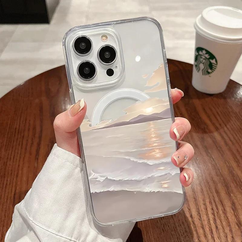 Beautiful Village At The Foot Of The Mountain Phone Case For IPhone 17e 17 Pro Max 16 15 14 13 12 11 Plus Shockproof Ins Cover