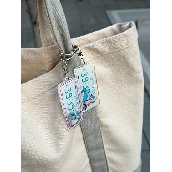 Daihatsu Hatsune Miku Collaboration Car Acrylic Key Holder (Beach Cruisin Ver.) Keychain Vocaloid Bag 806010mm