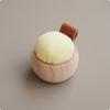 Wooden Base Sewing Pin Holder Cushion Natural Finish Wood Base Pincushion Wooden Pincushion Small Round Needle Holder Safe