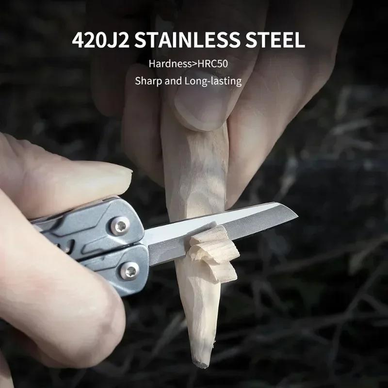 NexTool  Sailor  Multi-Function Tools 6.7cm Pocket Multitool Pliers Multi-tool Tools Retrieve Card Pin Opener Knife nero