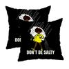 Don'T Be Salty Throw Pillow Coverzipper Design, Decorative Pillowcase, 45X45 Cm Pillowcase