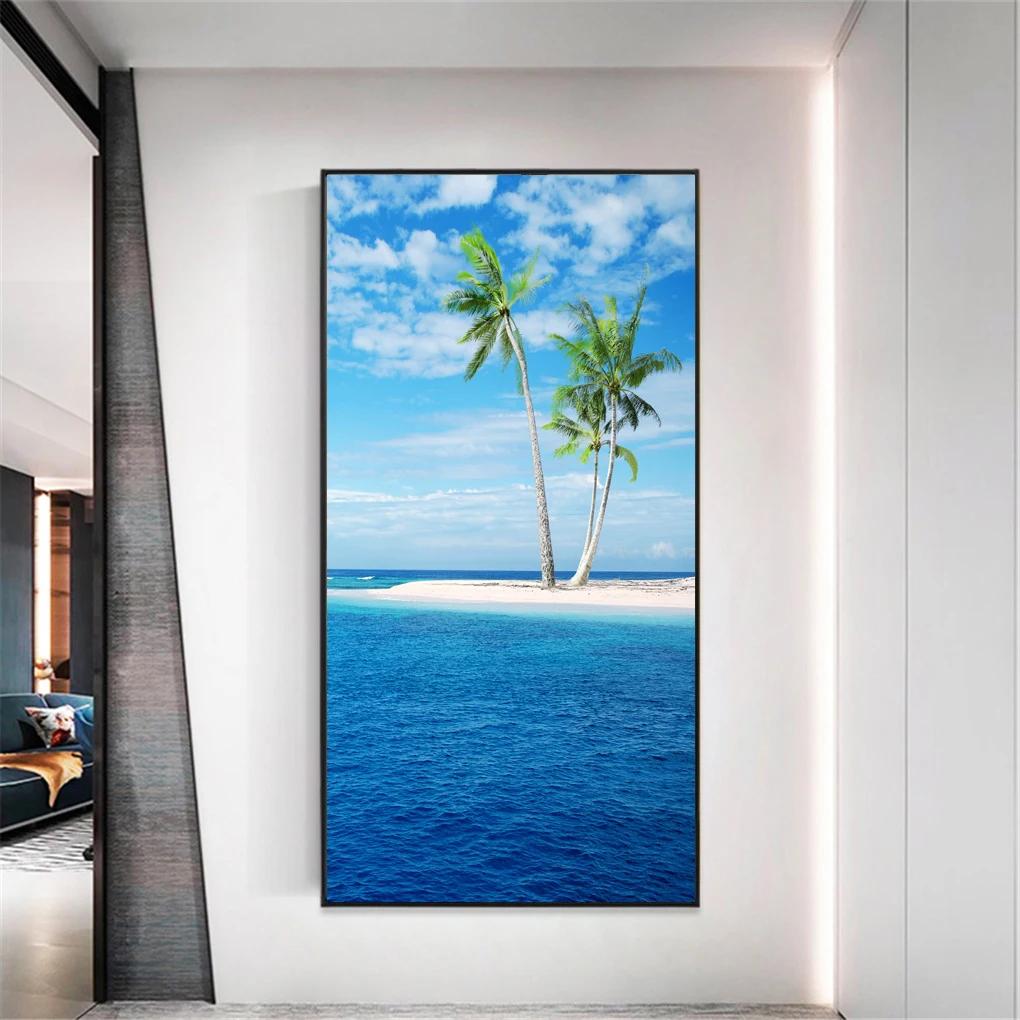 

Window Privacy Film Static Cling No Glue Decorative Sea Scenery Window Treatments Glass Window Sticker 99A (as the picture,40x60cm WxH)