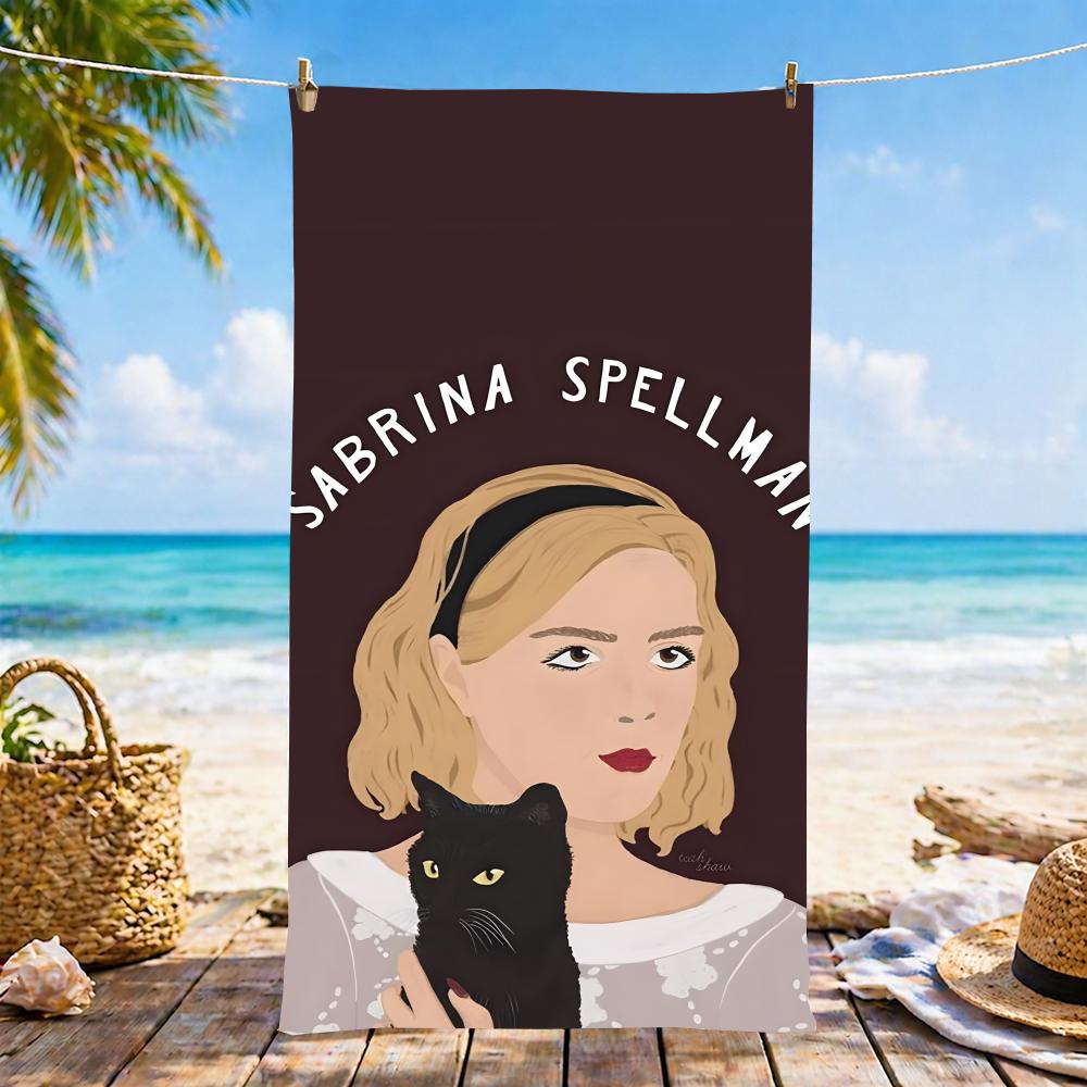 S-Sabrina Towel Microfiber Beach Towel, Quick-Dry, Sand-Free, Ultra-Fine Fiber, Super Soft.