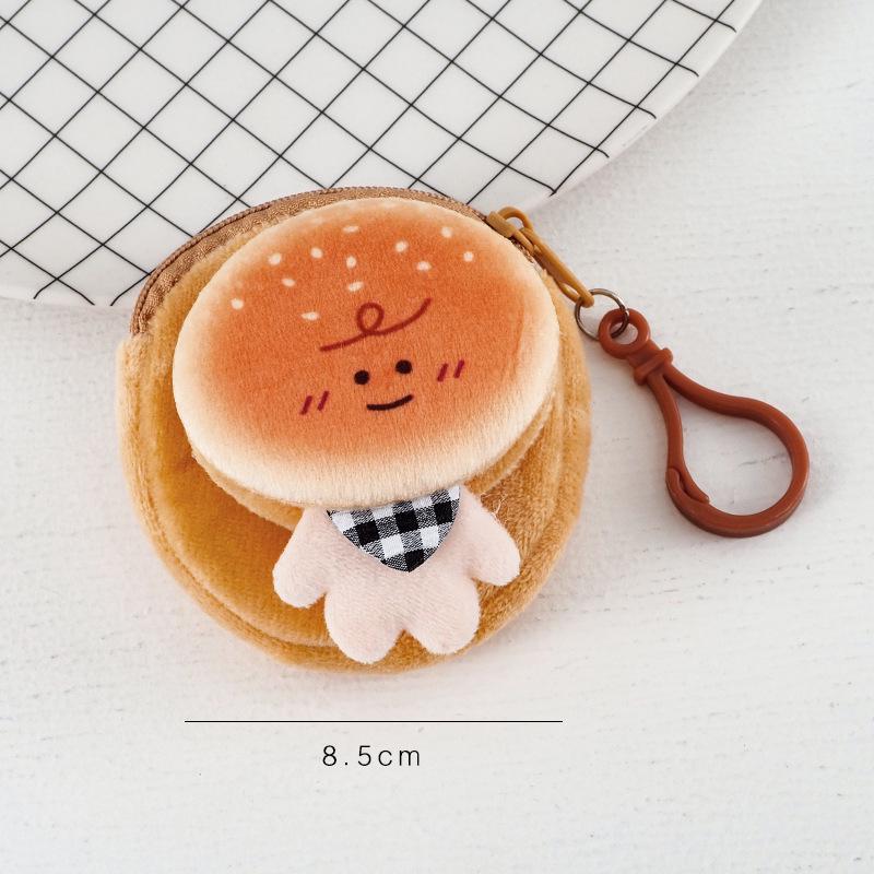Cartoon Doll Plush Coin Purse: Custom Cute Mini Earphone & Storage Bag for Students and Children