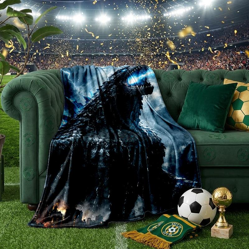 Giant Monster Rampage Throws Blanket Flannel Blankets Plush for Couch Bed Gifts for Men Women Travel picnic blanket Christmas fan gifts