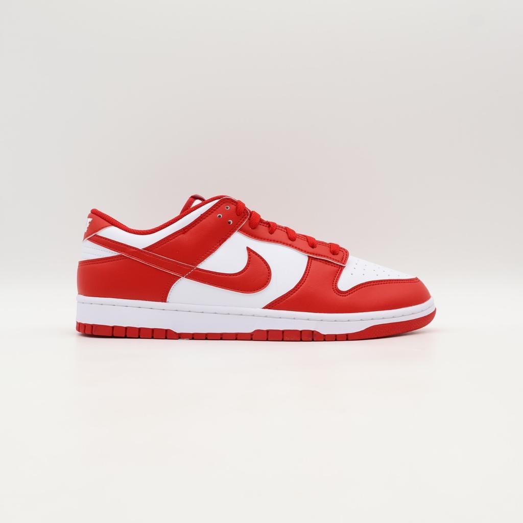 HF5441-104 Nike Dunk Low Retro White White UniversityRed (Men's)