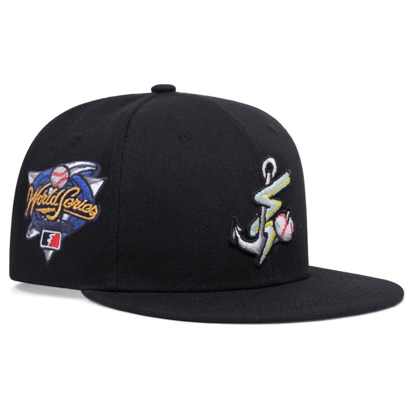 2025 Creative New Flat Edge Hat Tennis Hook Embroidery Personalized Street Hip Hop Hat Leisure Sunshade Hat Baseball Hat Unisex