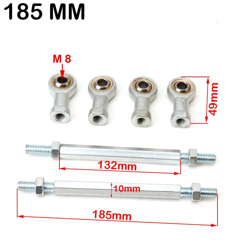 1 Paar 240/250/260/270/280/300/315mm 8mm Spurstangen-Kit Kugelgelenk Für 49cc Elektrisches Mini Kinder ATV Go-Kart Buggy Quad Bike