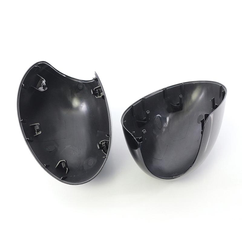 1 Pair Door Side Wing Mirror Cover Rearview Mirror Cap Gloss Black Left Right for Mini R55 R56 R57 R58 R59 R60 R61 Clip-on