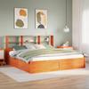 VidaXL Bed Frames Without Mattress Wax Brown 180x200cm Solid Pine Wood, Bed, Solid Wood Bed Frame, Bedroom Furniture 3323448
