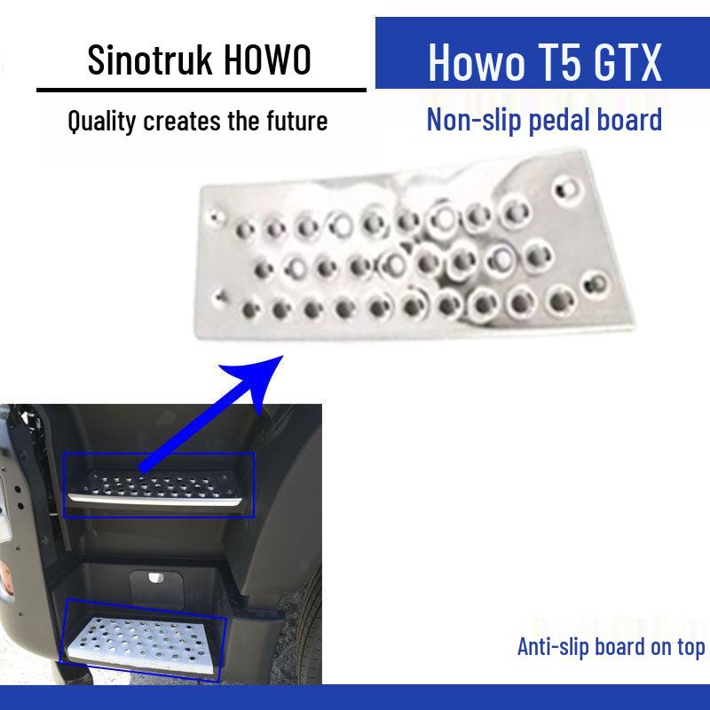 Anti-Slip Foot Pedal Board for Sinotruk Howo T5G/TX China National Heavy Duty Truck Standard
