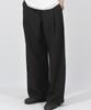 Deumakeu M Solid Stripe Wide Pants Black
