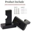 2Pcs Softball Bat Hockey Stick Stand with Screws Wall Mount Hanger Durable Baseball Bat Holder