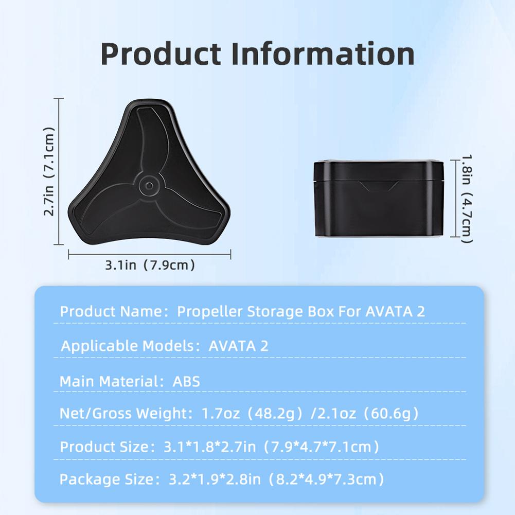 3032S Propellers For DJI Avata 2 Drone Props Blade Light Weight Wing Fan Propeller Storage Box For DJI Avata2 Drone Accessories