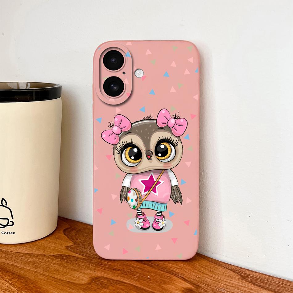 For iPhone 17 Pro Max Case Butterfly Phone Cases For iPhone Air Soft Liquid Silicone Full Protection Back Cover For iPhone17
