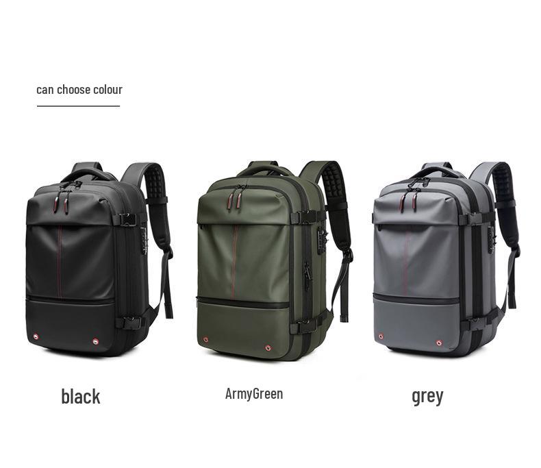 Men's Large-Capacity Multifunctional Backpack: Water-Repellent Travel and Laptop Bag