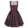 Dames Traditionele Duitse Oktoberfest Jurk Set met voor Festival Feest Kostuum