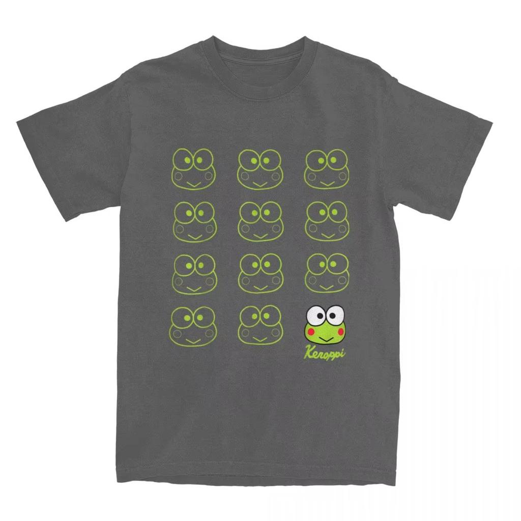 Men Women T-Shirt Keroppi Real Vintage Cotton Tees Short Sleeve T Shirts Round Neck Clothing Summer