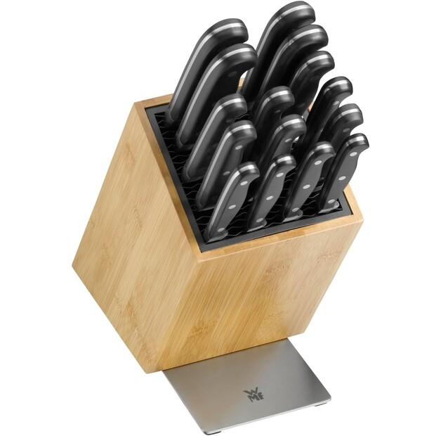 WMF FlexTec Spitzenklasse Plus Knife Set, 5 Pieces, Bamboo (3201113140)
