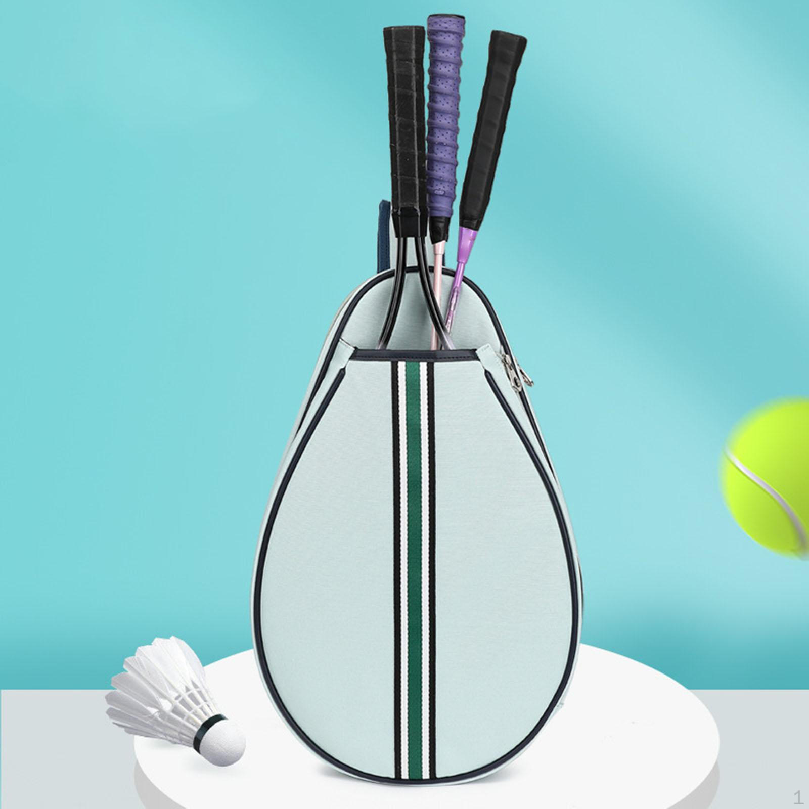 

Теннисная сумка, держатель для ракетки для бадминтона, водонепроницаемая ракетка через плечо светло-синий