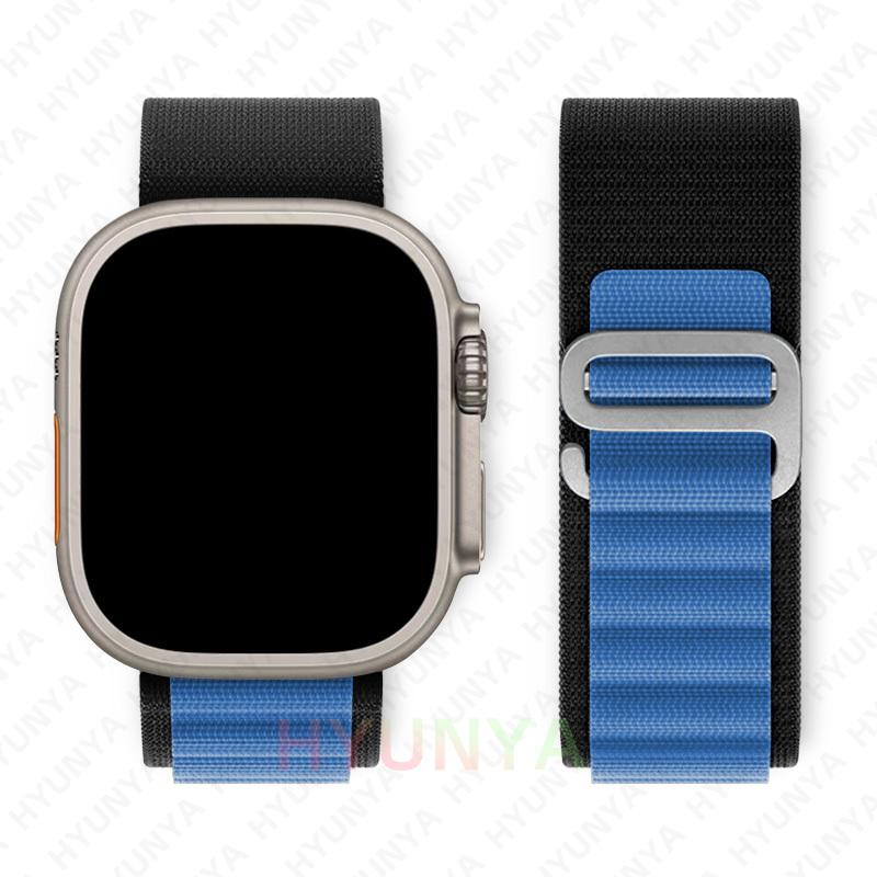Alpine Λουράκι για Apple Watch Band Σειρά 10 9 8 7 SE Ultra 2 41mm 42mm 45mm 46mm 49mm 40mm 44mm IWatch Correa Λουράκι Ρολόι Βραχιόλι