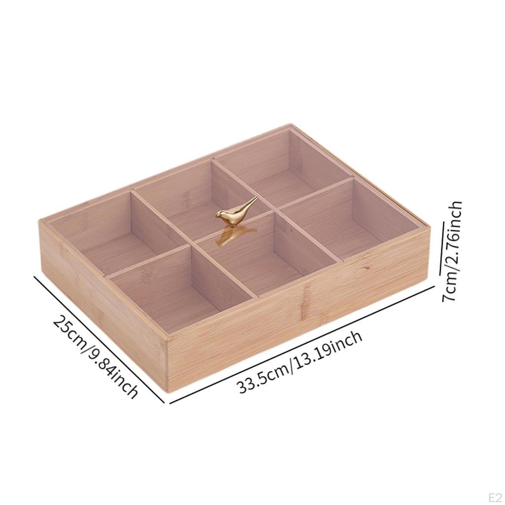 Deluxe Wooden Snack Tray Assortment