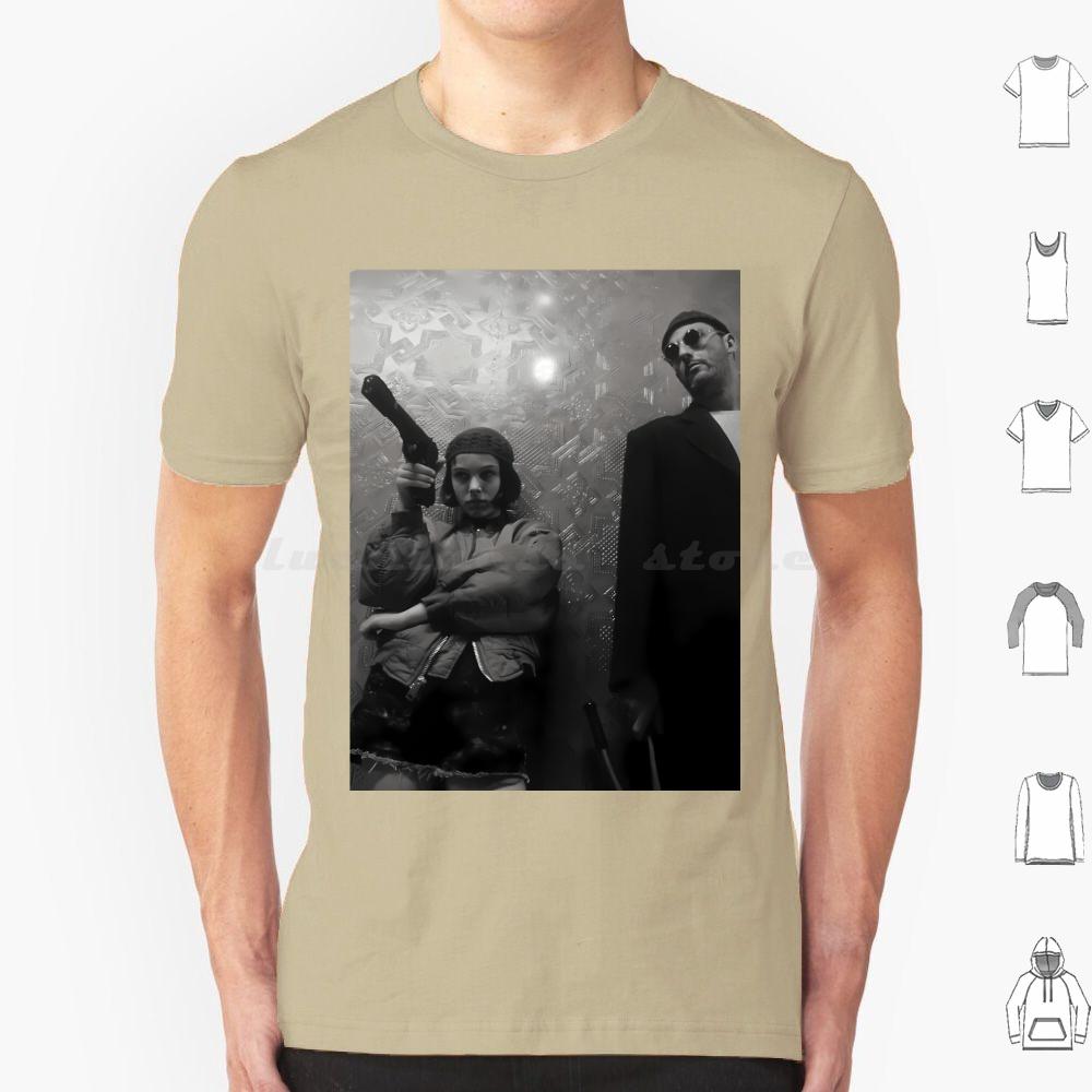Leon The Professional Midcentury Retro Movie Poster T Shirt 6xl Cotton Cool Tee Leon Leon The Professional Movie The S