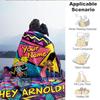 1PC Custom Name Blanket Arnold Adventure Awaits Flannel Blankets Patterns Throw Blanket All-Season Soft Gift for Couch, Bed, Camping, Birthday Gifts
