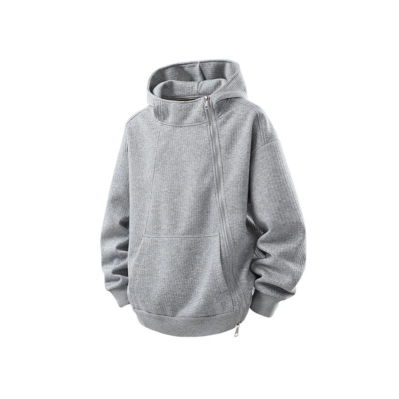 Men s Trendy Winter Mountain Style Casual Hoodie with Zipper Detail XL