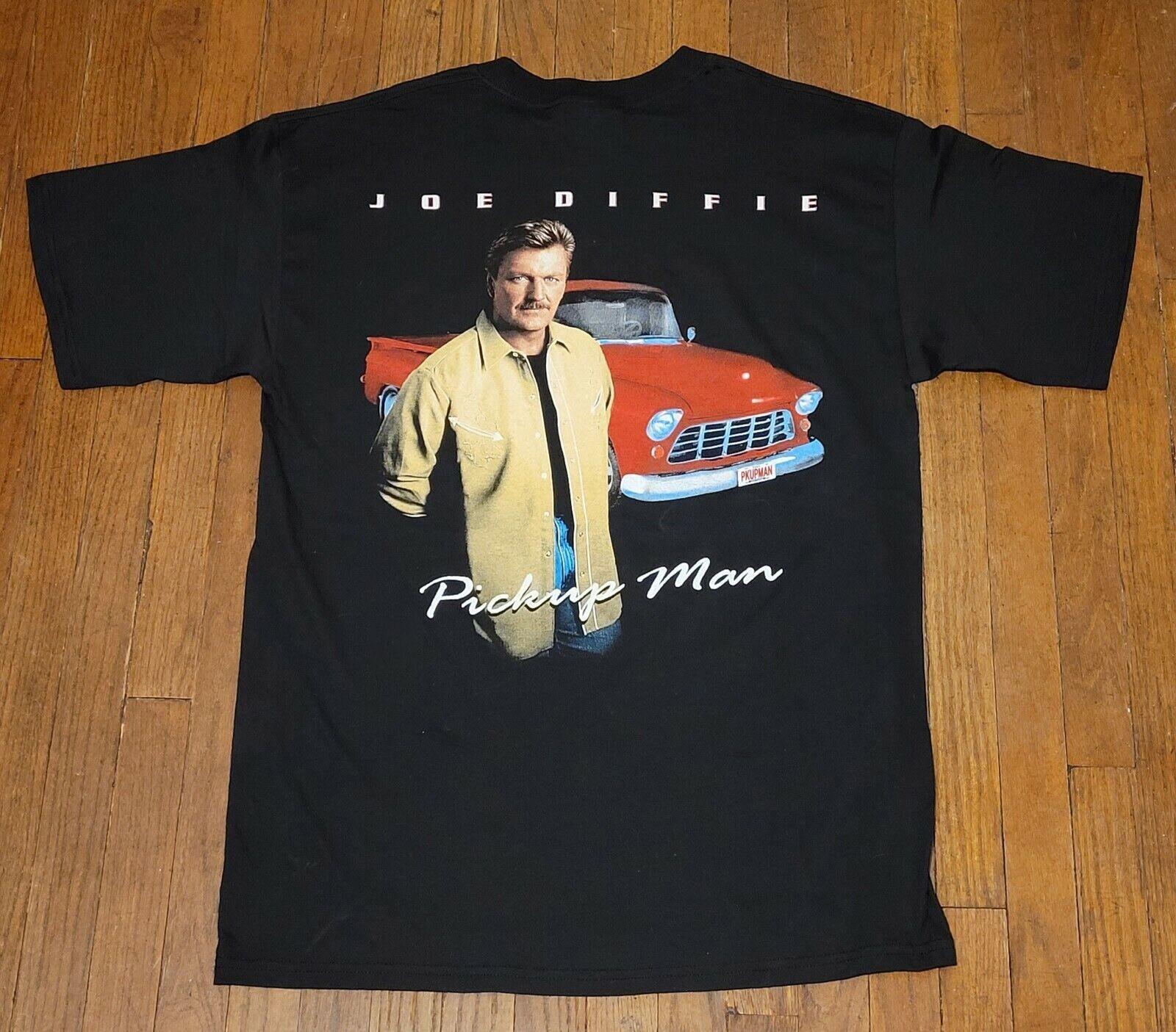 Retro Pickup Man Joe Diffie Shirt Classic Black Unisex Size S-234XL E1436 XL