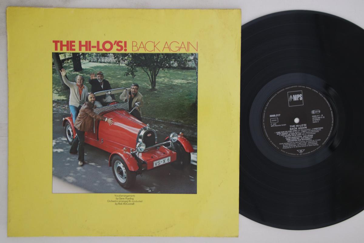 

Виниловая пластинка HI-LO S - Back Again 0068217 MPS 1979 Германия Джаз Б/у