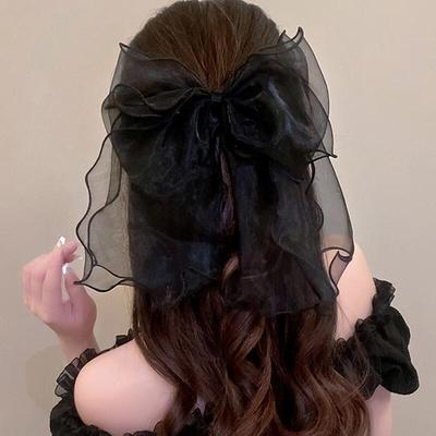Pince à cheveux à volants en organza Pmart