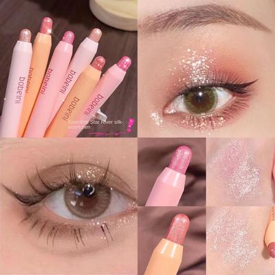 Lying Silkworm Pen Shadow Pen Natural Brightening Pearlescent Highlight Stick Easy To Halo Multi-functional Student Makeup Eyeshadow Stick