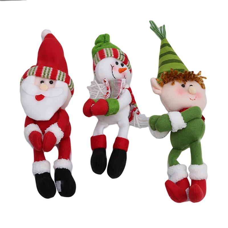 Elf Wine Bottle Dust Cover Ornaments Snowman Champagne Bottle Set Bar Restaurant Decorative Xmas Christmas Party Home Decoration