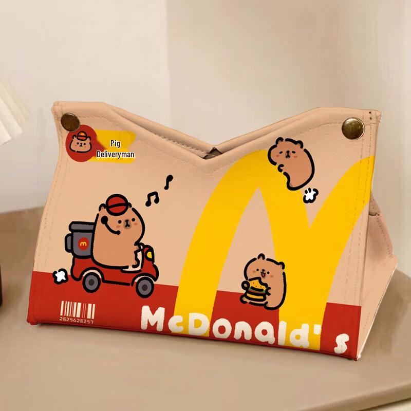 LIEI McDonald s Style Premium Tissue Box